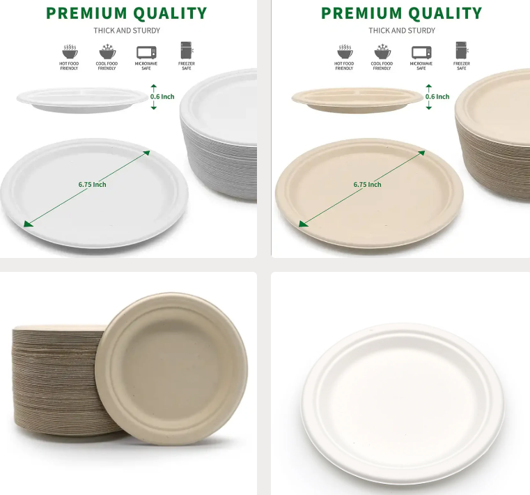 Hot! High-quality Compostable Plates