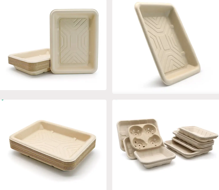 New Multi-purpose Compostable Food Packing Trays